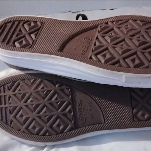 Converse ALL STAR GLITTER AND METALLIC COLOR HIGH TOP SIZE 5 SNEAKER pre own - Picture 8 of 12